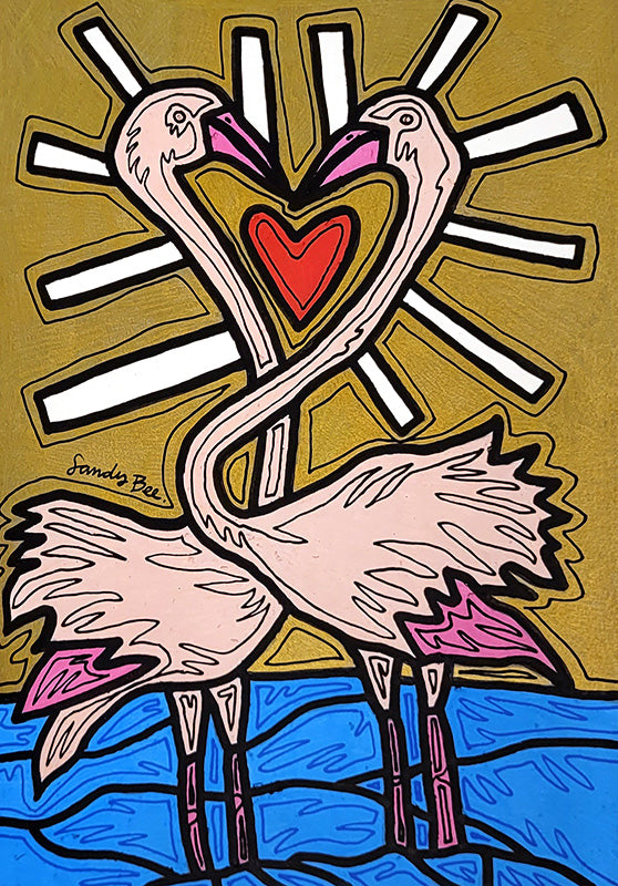 Flamingo Love