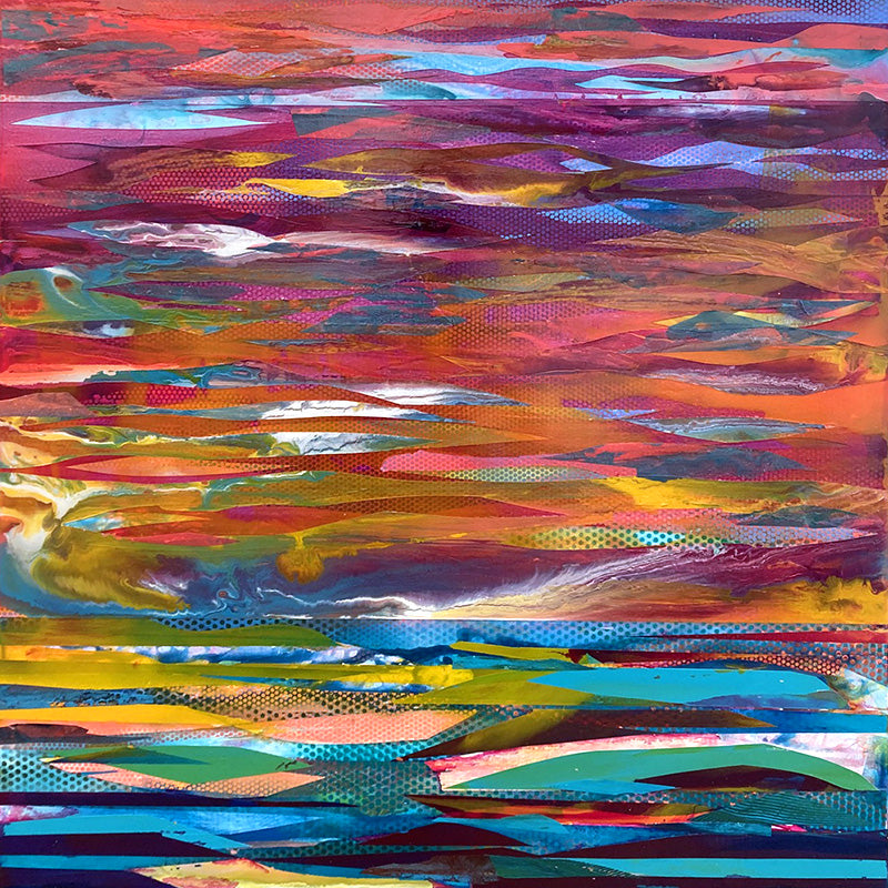 Post Digital Abstract Landscape no.14