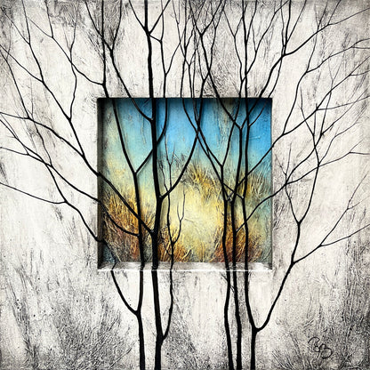 Liens et contrastes 32, Boucher, Pierre Édouard, Mixed media