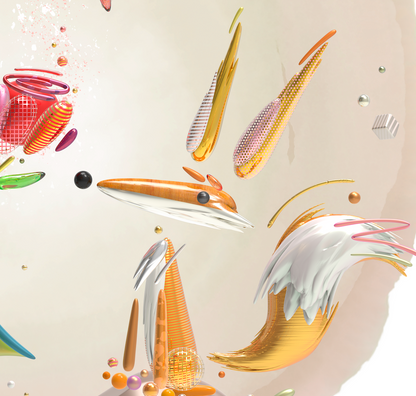 Il était une fois le bonheur (Série/Series), Boutet, Digital artwork on canvas, archival pigment inks, signed