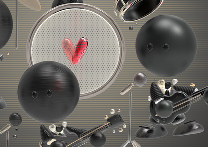 I Love You Yeah Yeah Yeah (Série/Series), Boutet, Digital artwork on canvas, archival pigment inks, signed
