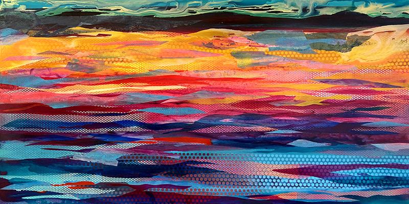 Post Digital Abstract Landscape no.2