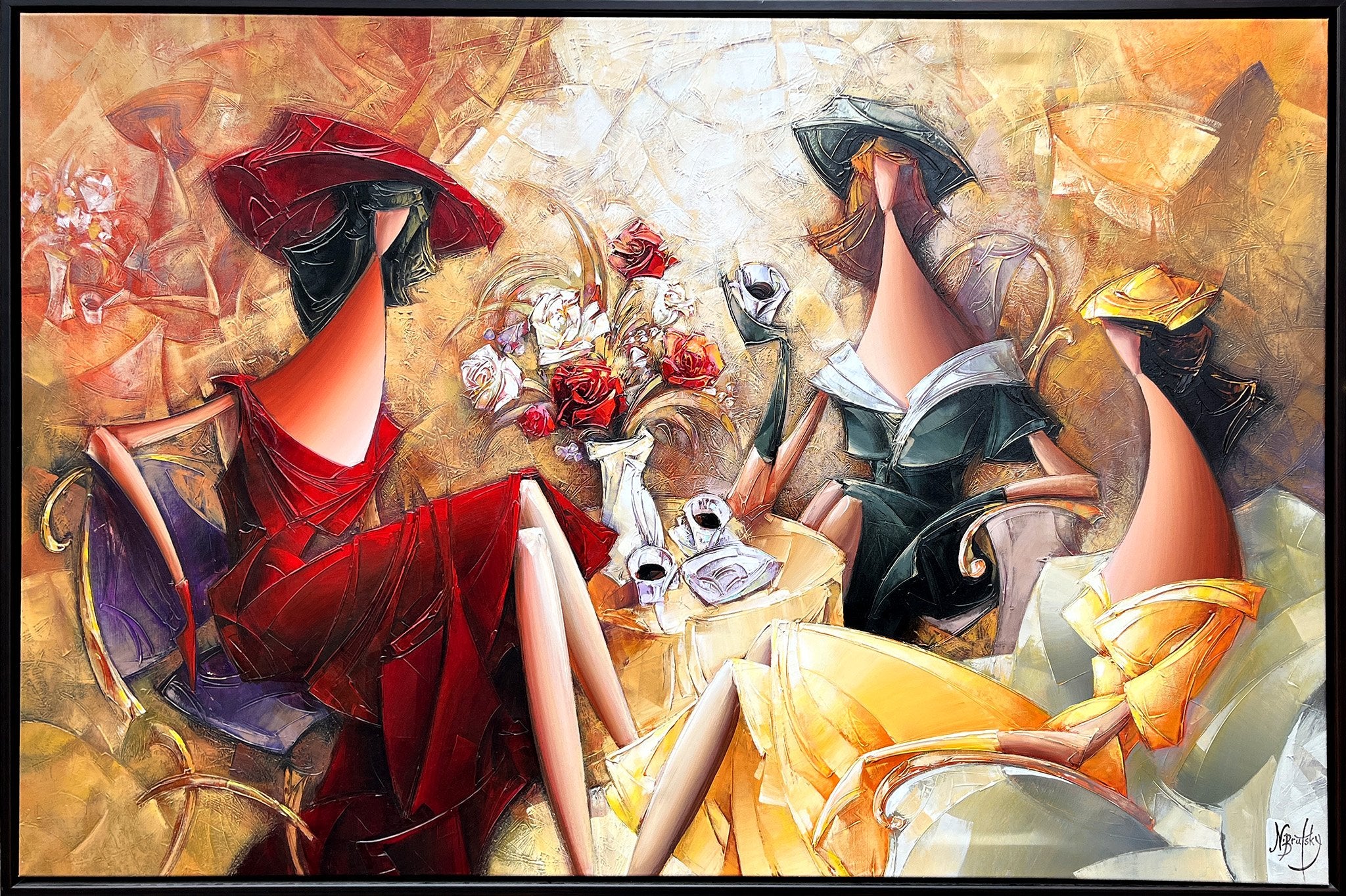 Ladies, tea, and gossip