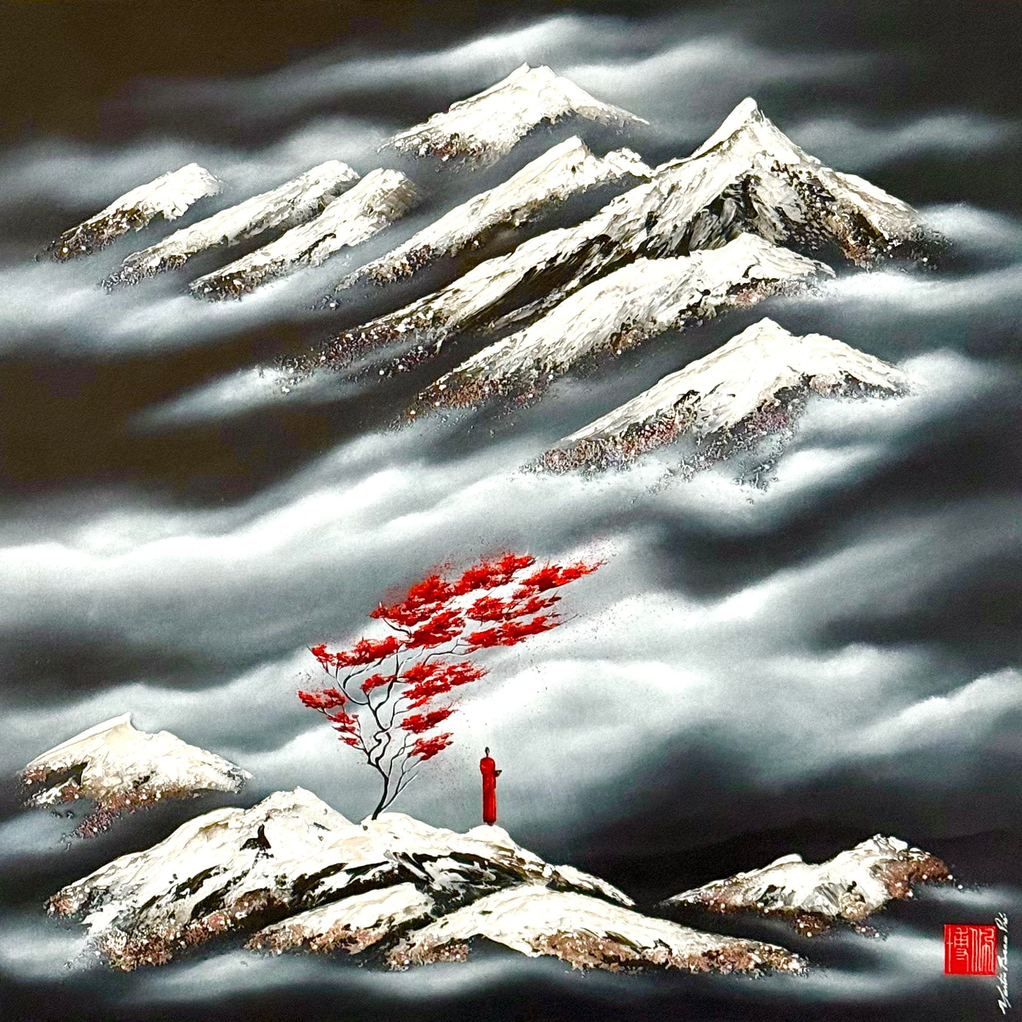 Là où le calme règne, naissent les nuage de lumière