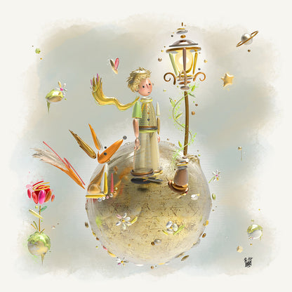 Petit Prince - À la lueur de nos rêves (Sêries/Series) - Galerie d'Art Beauchamp