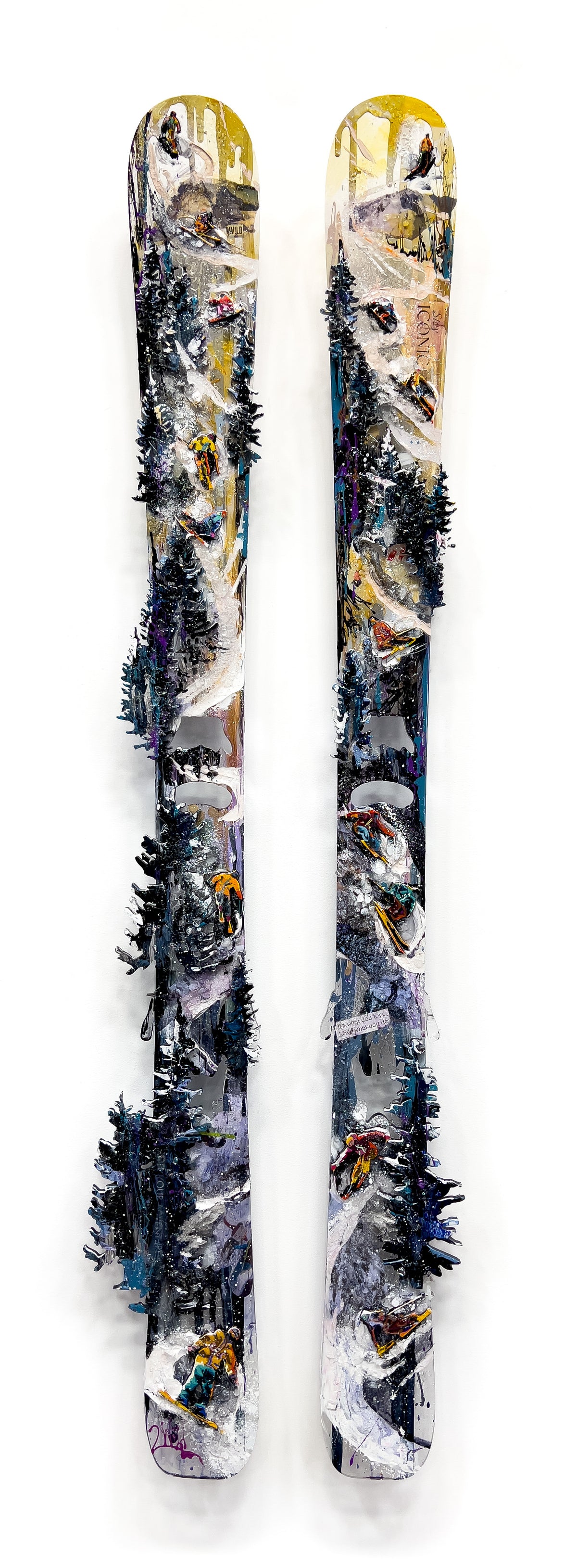Do What you love, 2Wild,  Mixed media on laser-cut Plexiglas layers