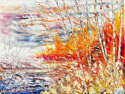 Immersion dans les couleurs, Pleau, André, Huile