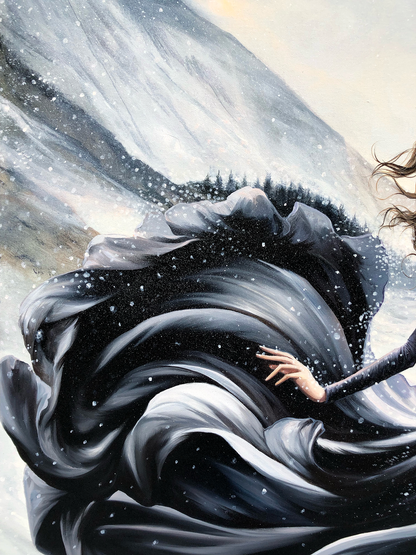 Echoes of the snow breath