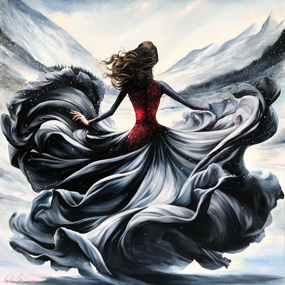 Echoes of the snow breath