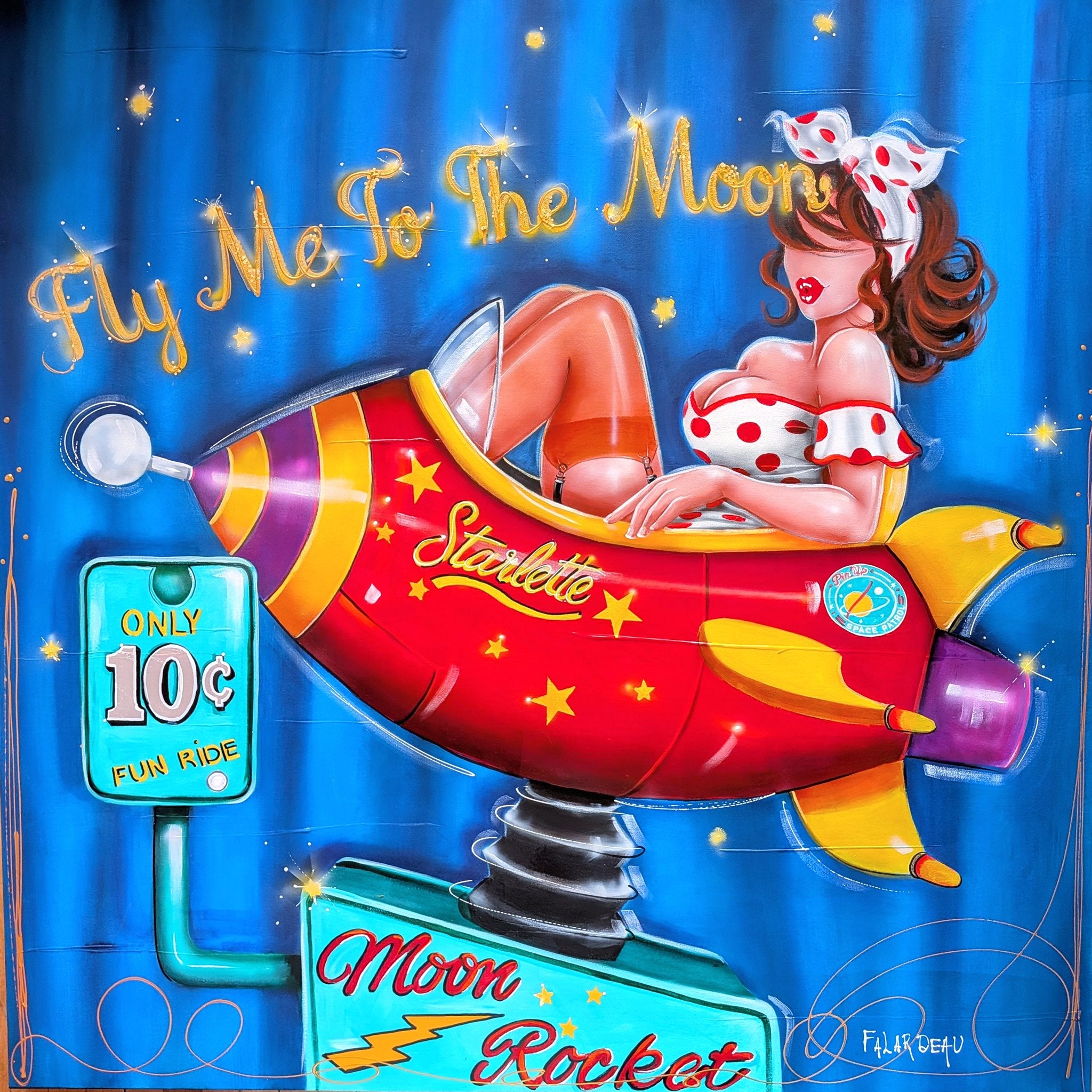 Fly me to the moon