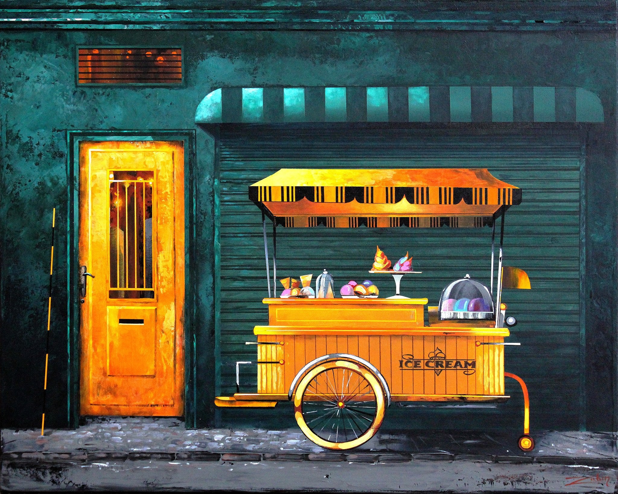 Chariot à glaces, Zabin, Marius