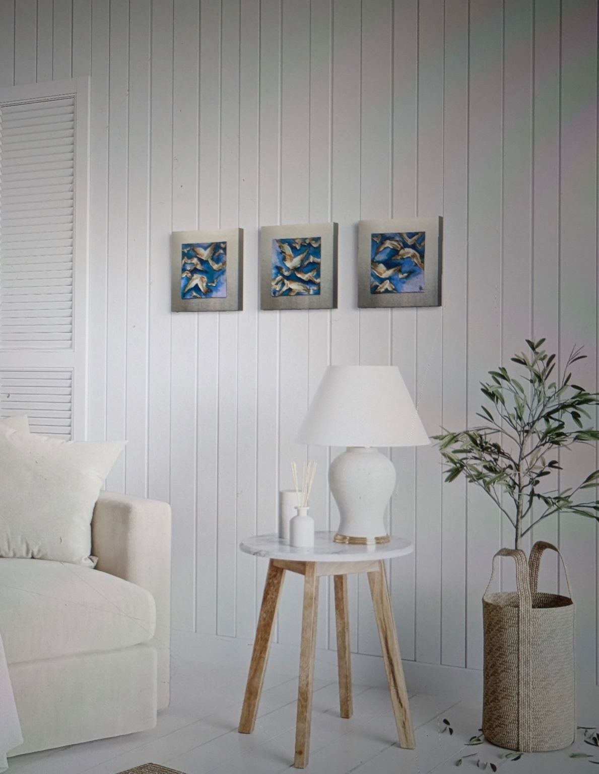 Fly by blue 3 - Galerie d'Art Beauchamp