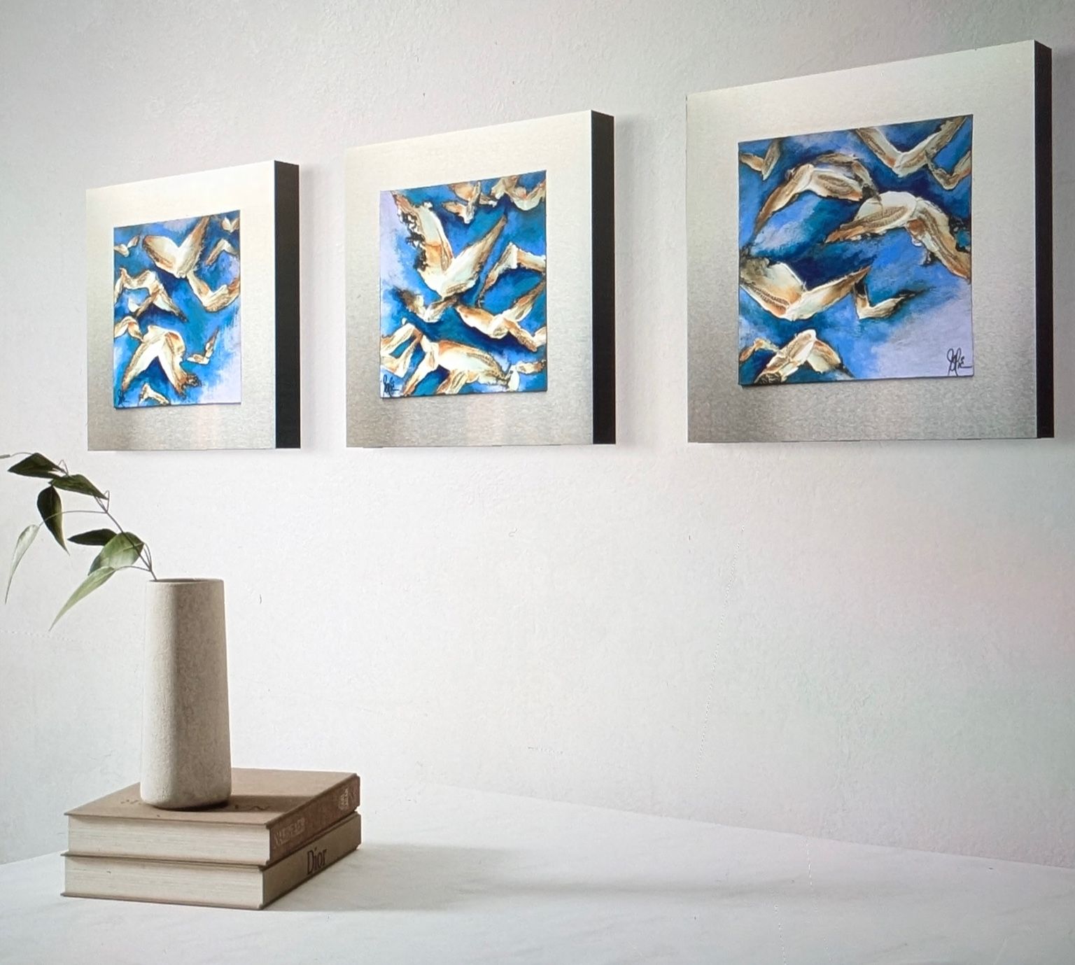 Fly by blue 5 - Galerie d'Art Beauchamp