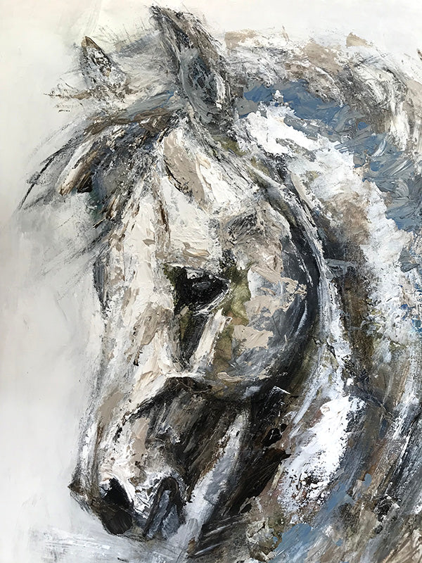 #635 Horse head abstract 3