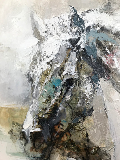 #624 Horse head abstract 2