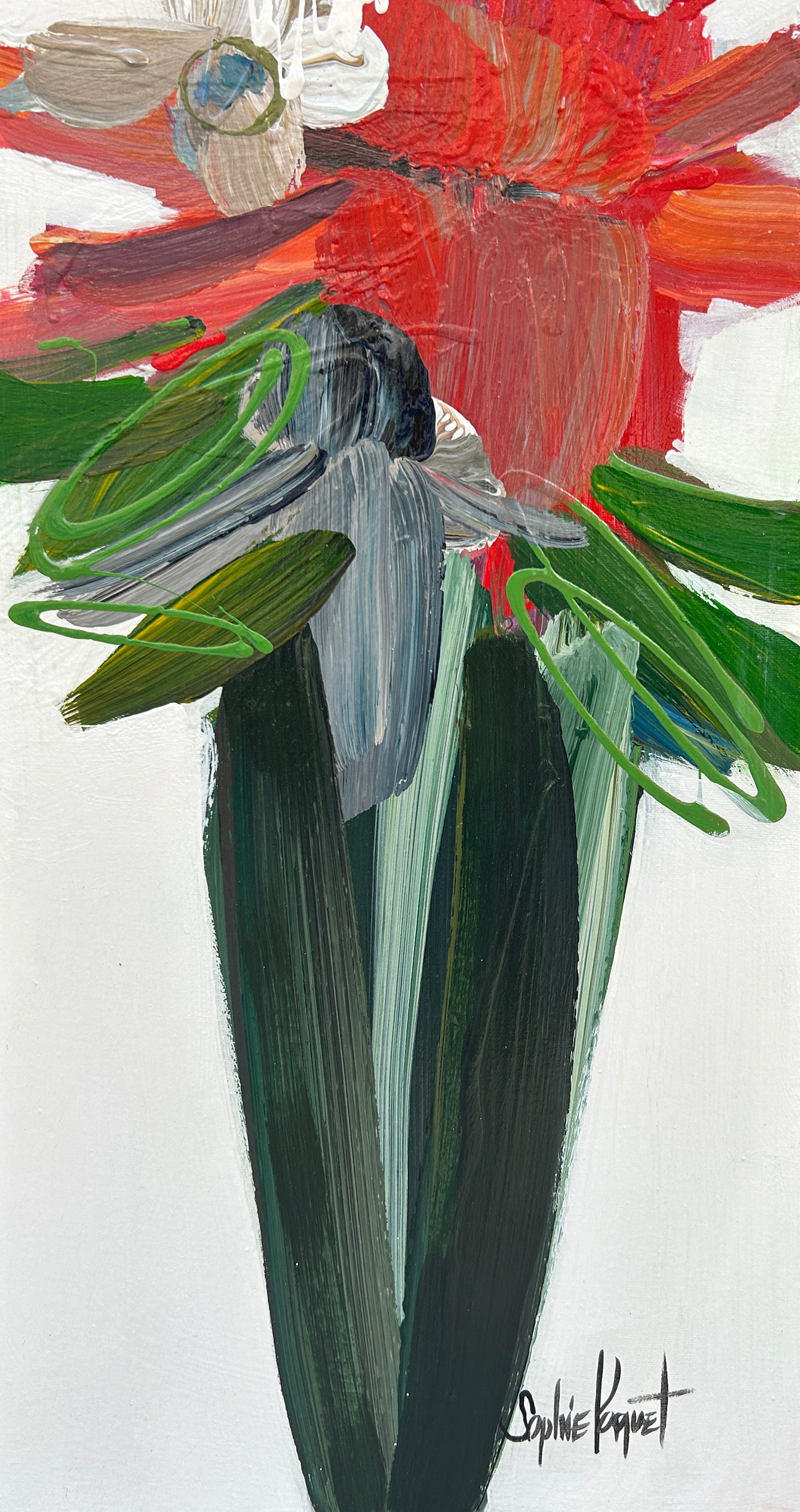 La danse d’un été, Paquet, Sophie, Acrylique