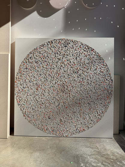 Eclipse II, Cantin, Rose, Acrylique