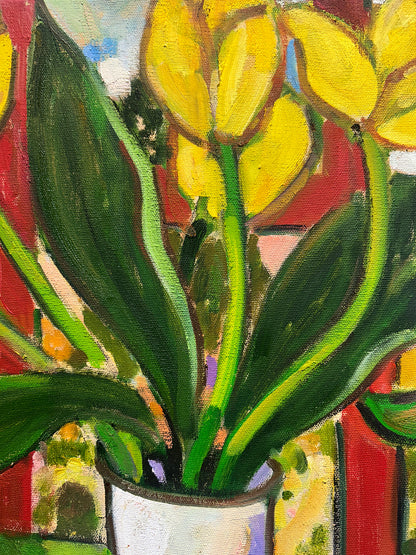 Interior #10 - Red window and a visitor