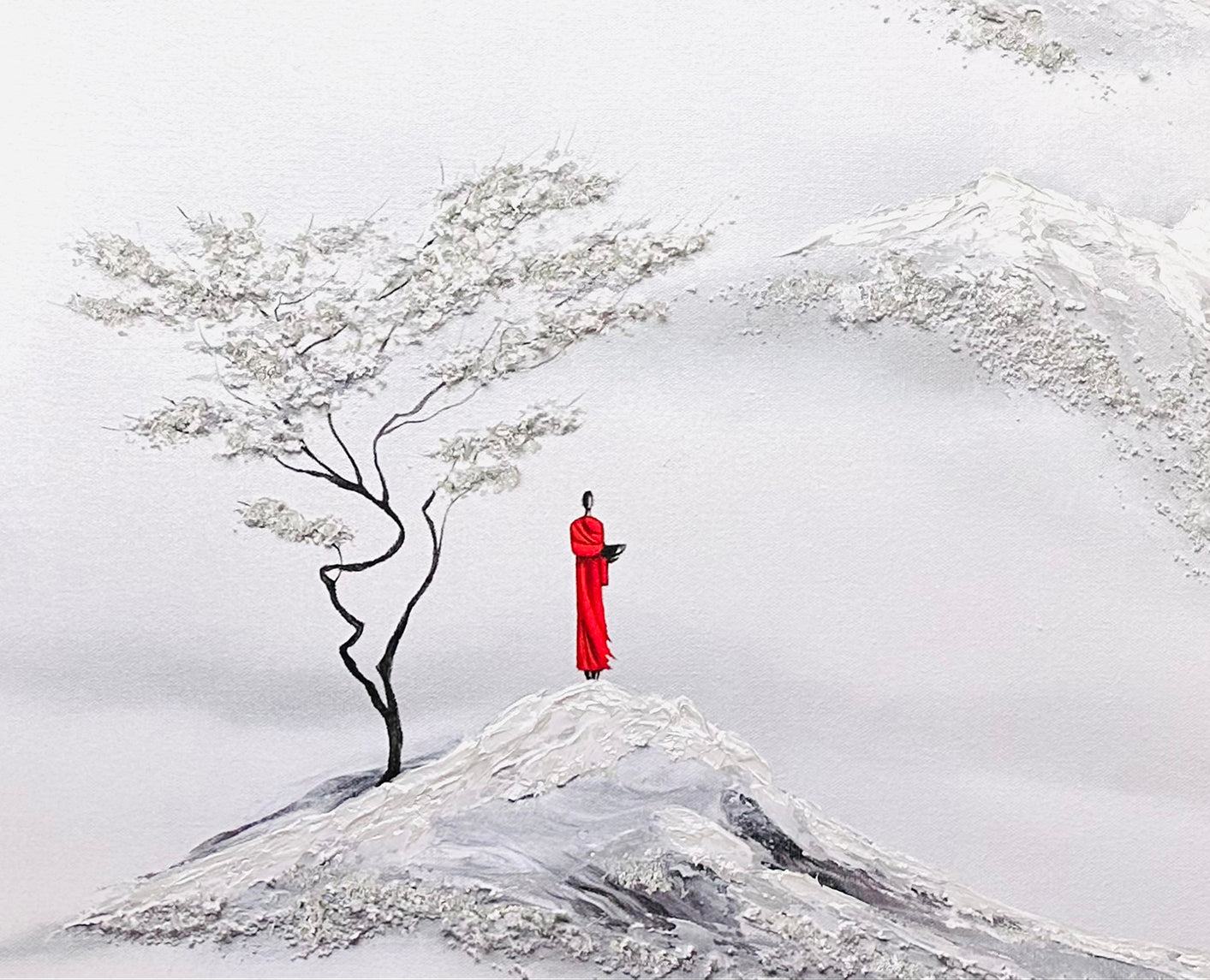 (Giclée, 60 éditions) Juste entendre le vent alléger les pensées