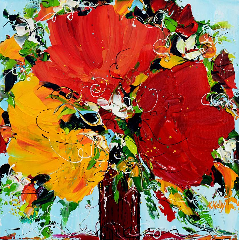 Les beautés, Kelly, Karina, Acrylique
