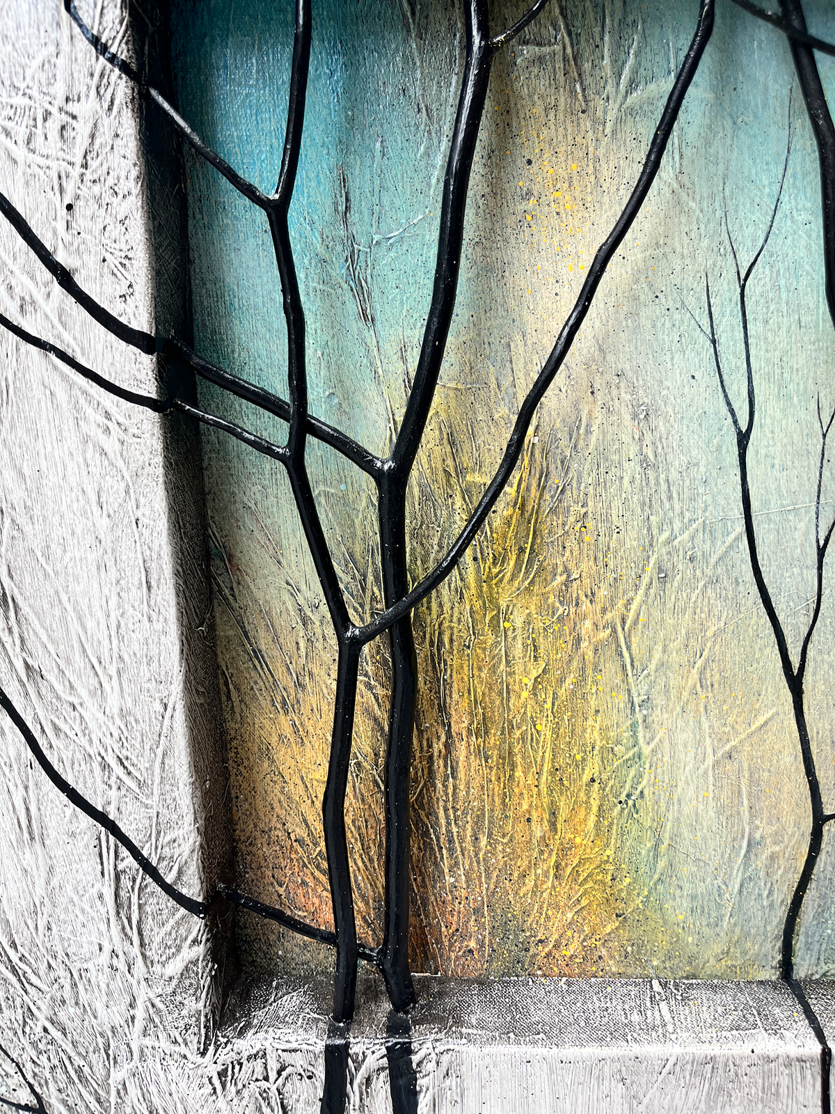 Liens et contrastes 31, Boucher, Pierre Édouard, Mixed media