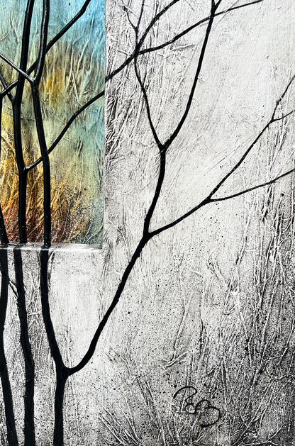 Liens et contrastes 32, Boucher, Pierre Édouard, Mixed media