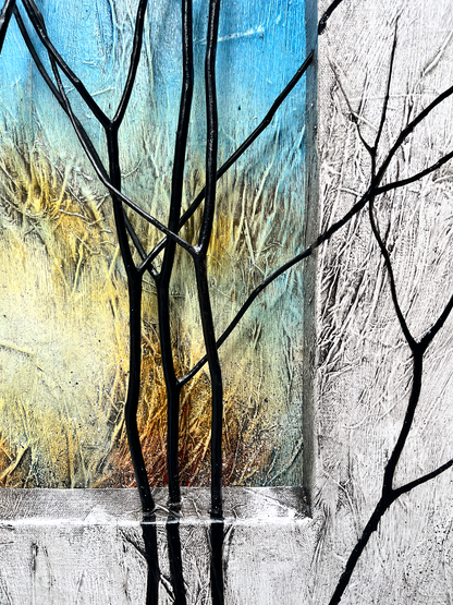 Liens et contrastes 32, Boucher, Pierre Édouard, Mixed media
