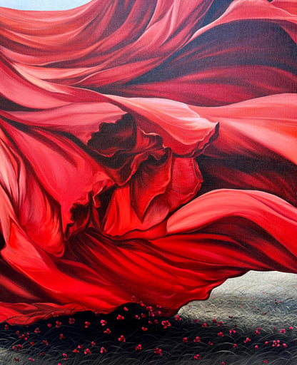 A Shadow in Bloom, Chakchem, Najib, Acrylique
