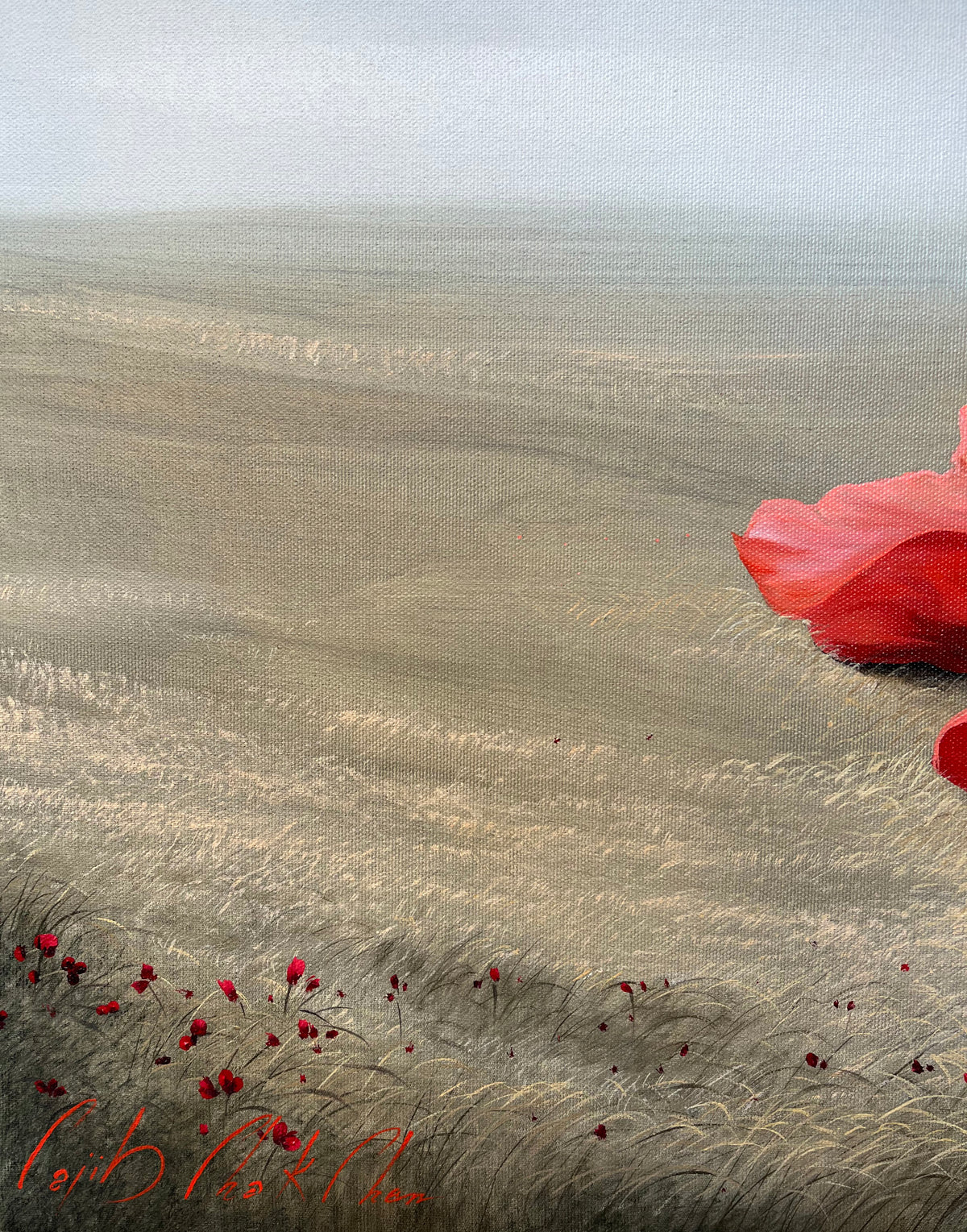 A Shadow in Bloom, Chakchem, Najib, Acrylique
