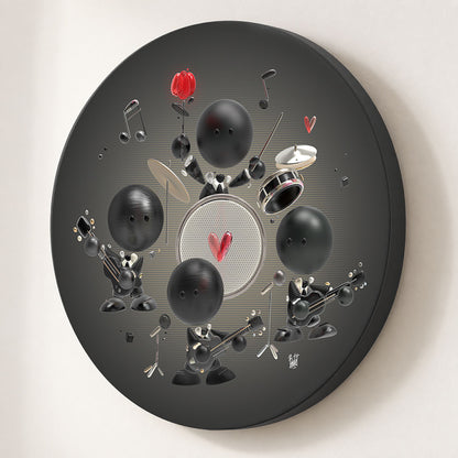 I Love You Yeah Yeah Yeah (Série/Series), Boutet, Digital artwork on canvas, archival pigment inks, signed