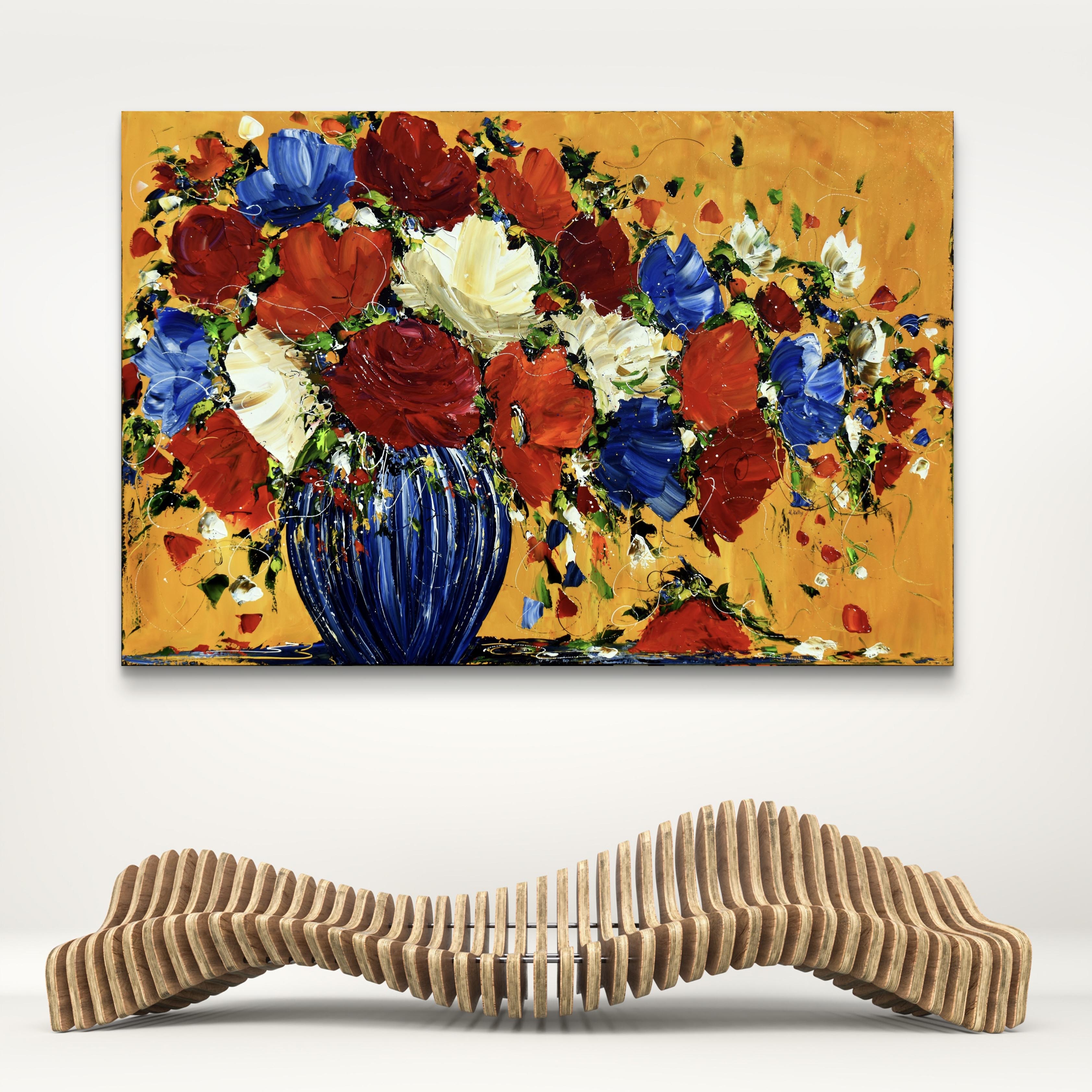 Un bouquet sous le soleil