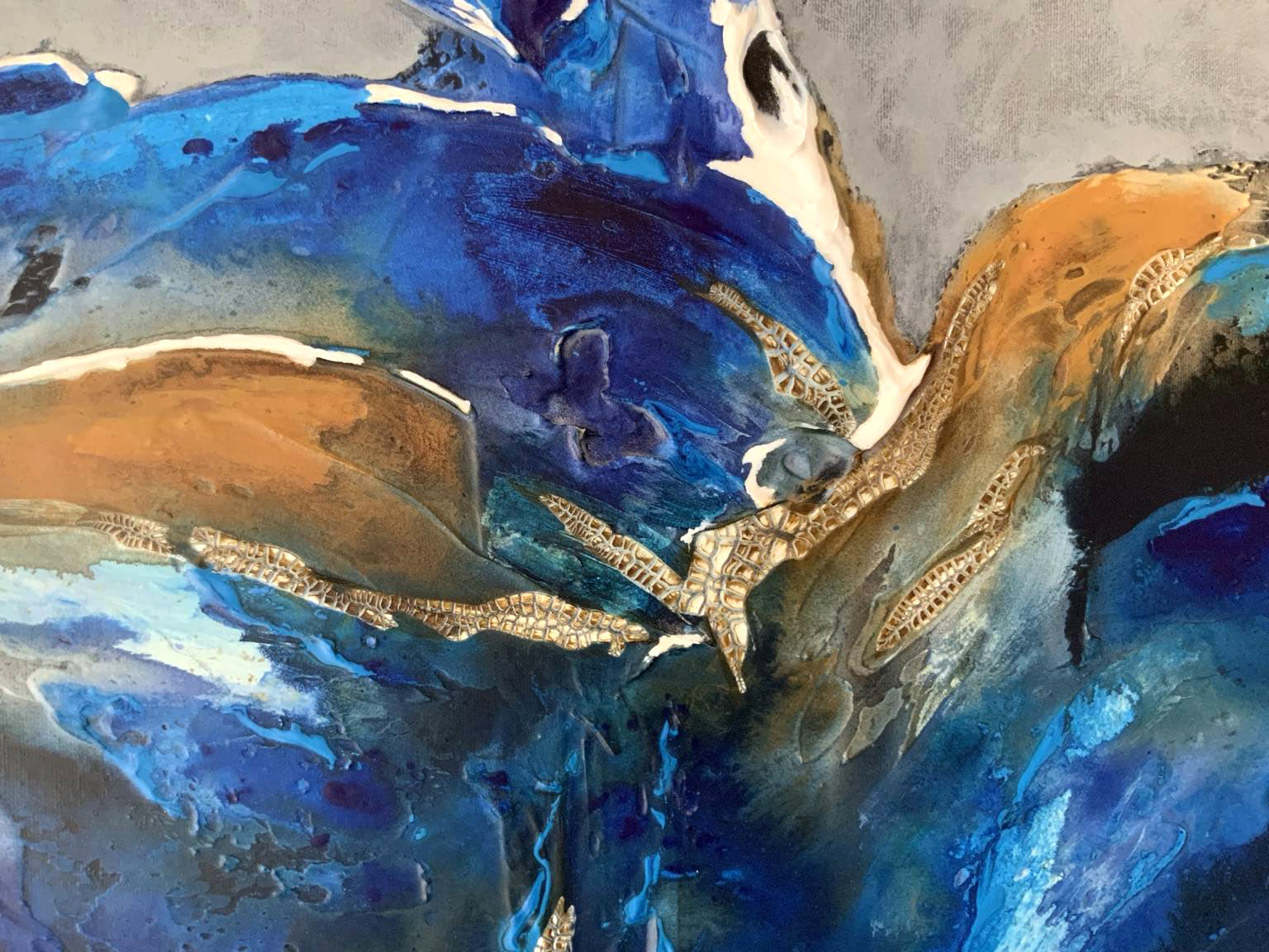 Up with the blue