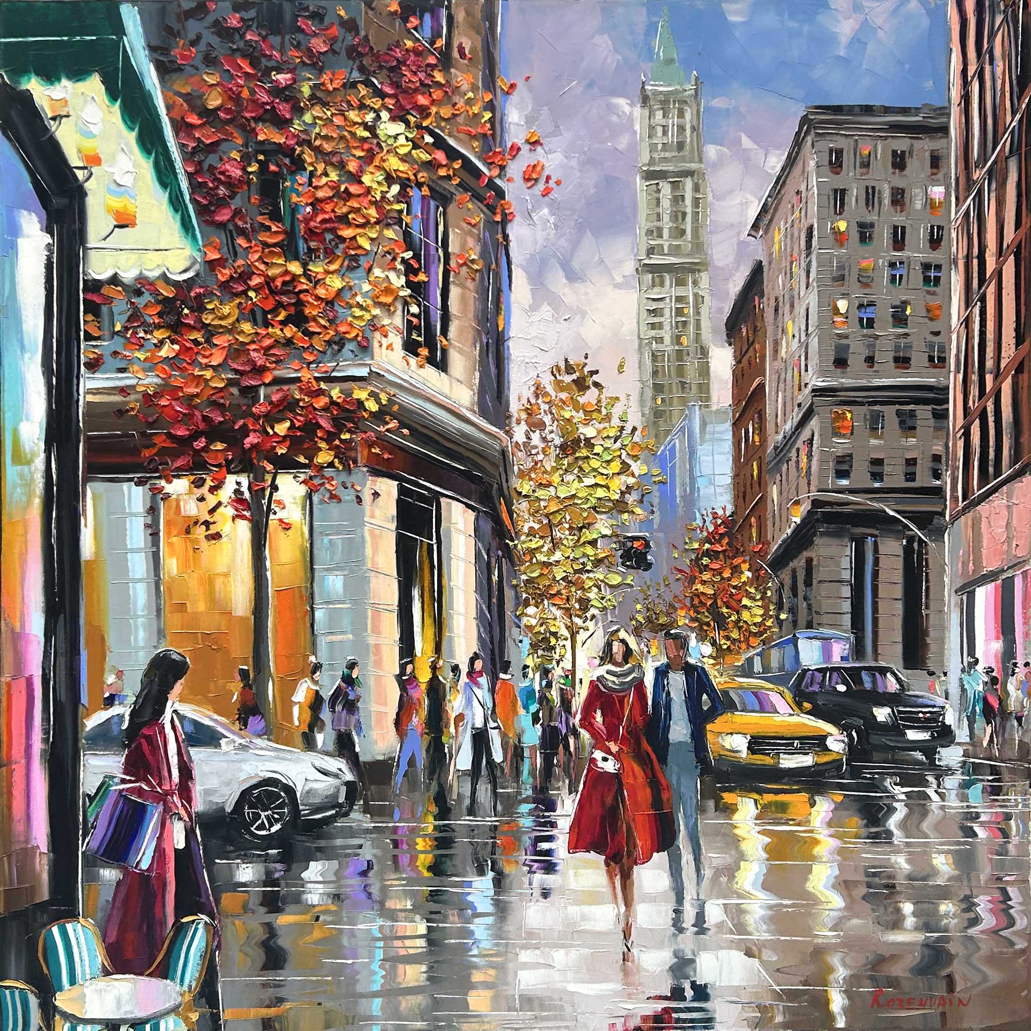 Strolling in the city