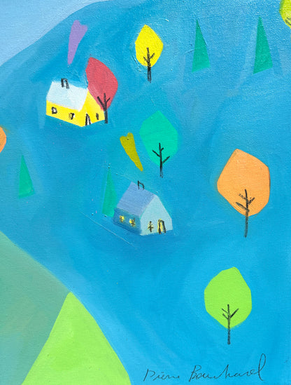 Les montagnes bleues