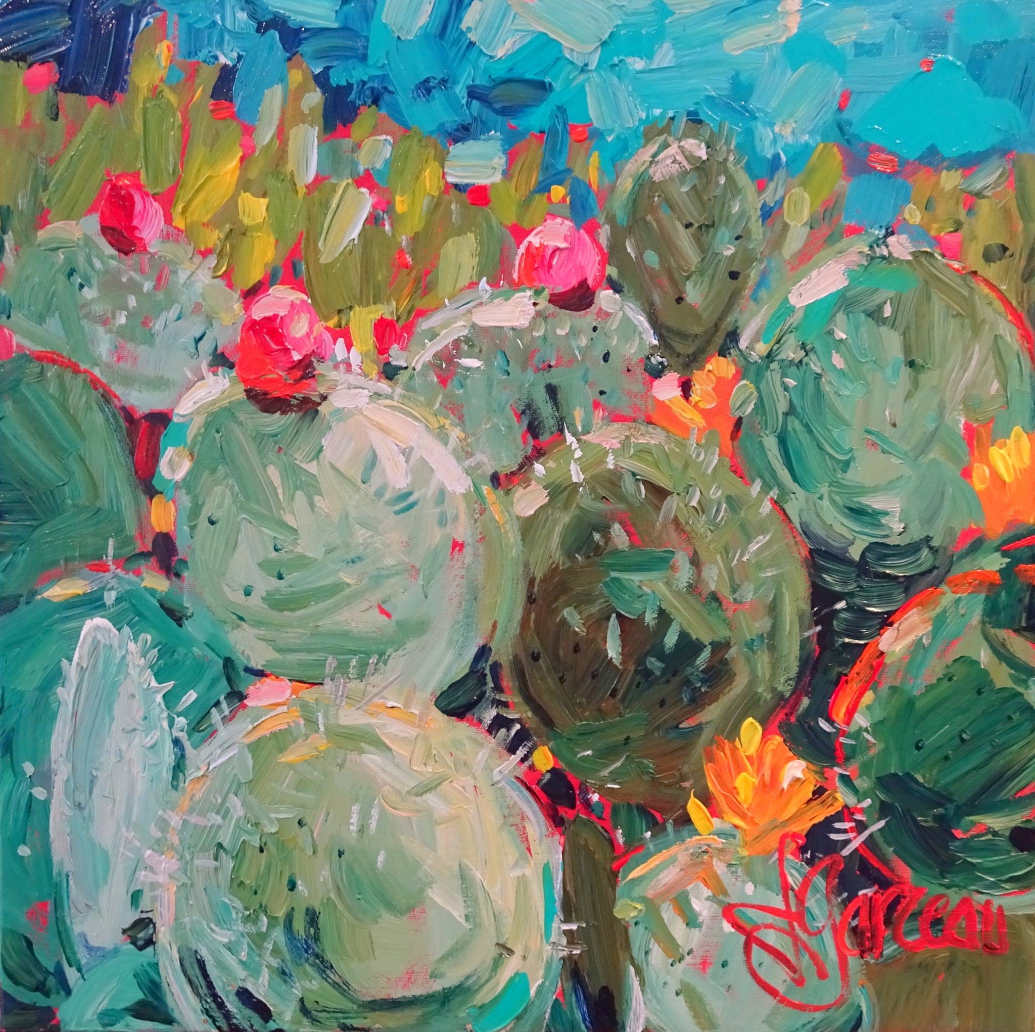 Sous un soleil torride