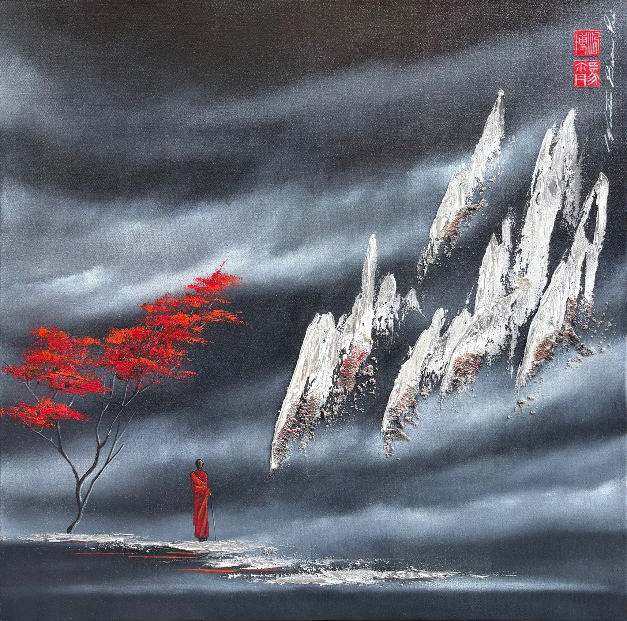 Être cet instant où la danse la lumière de la nuit