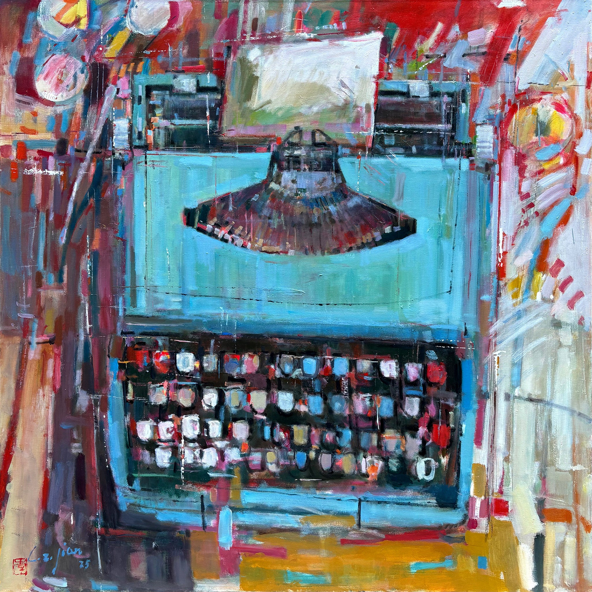 Blues Typewriter #2502