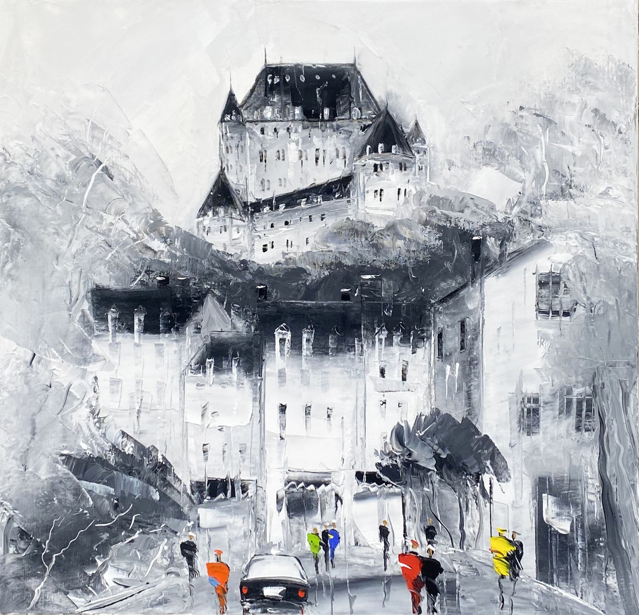 Brume sur le château