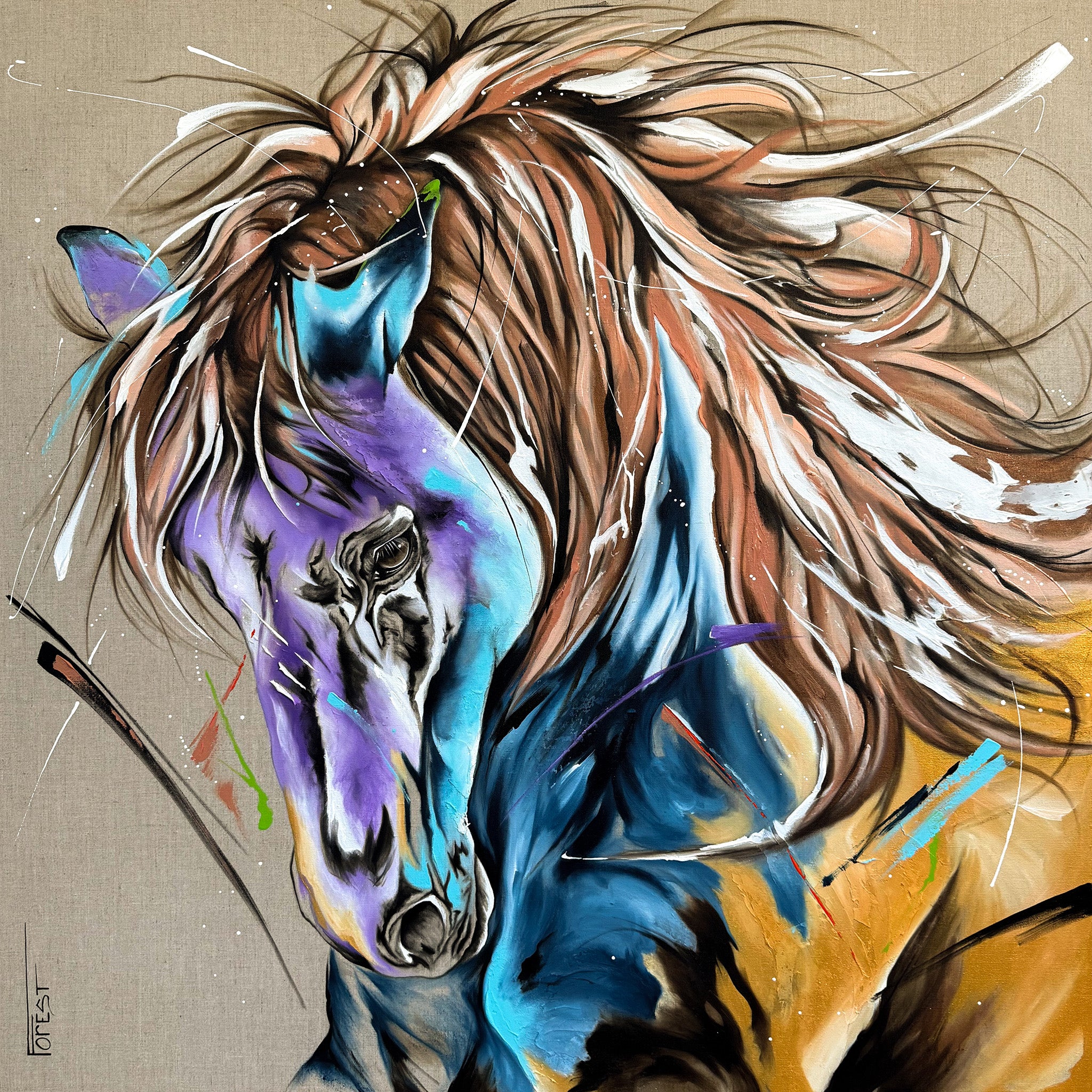 Whisky (Toile de lin)