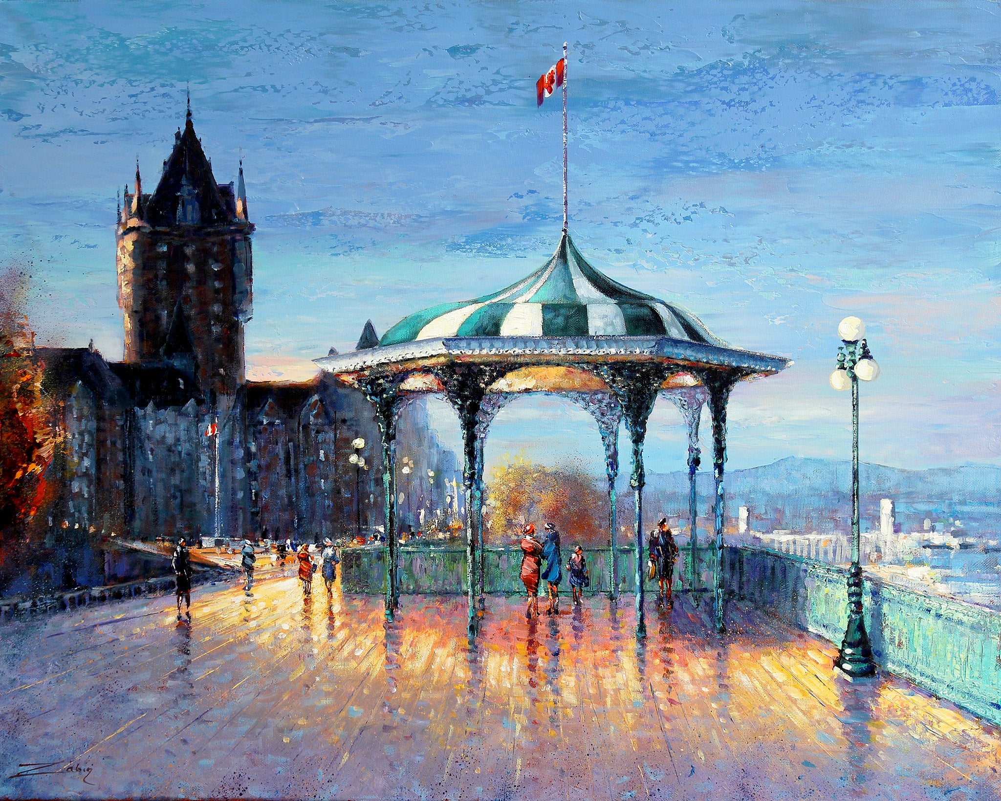 Vue de terrasse Dufferin - Québec