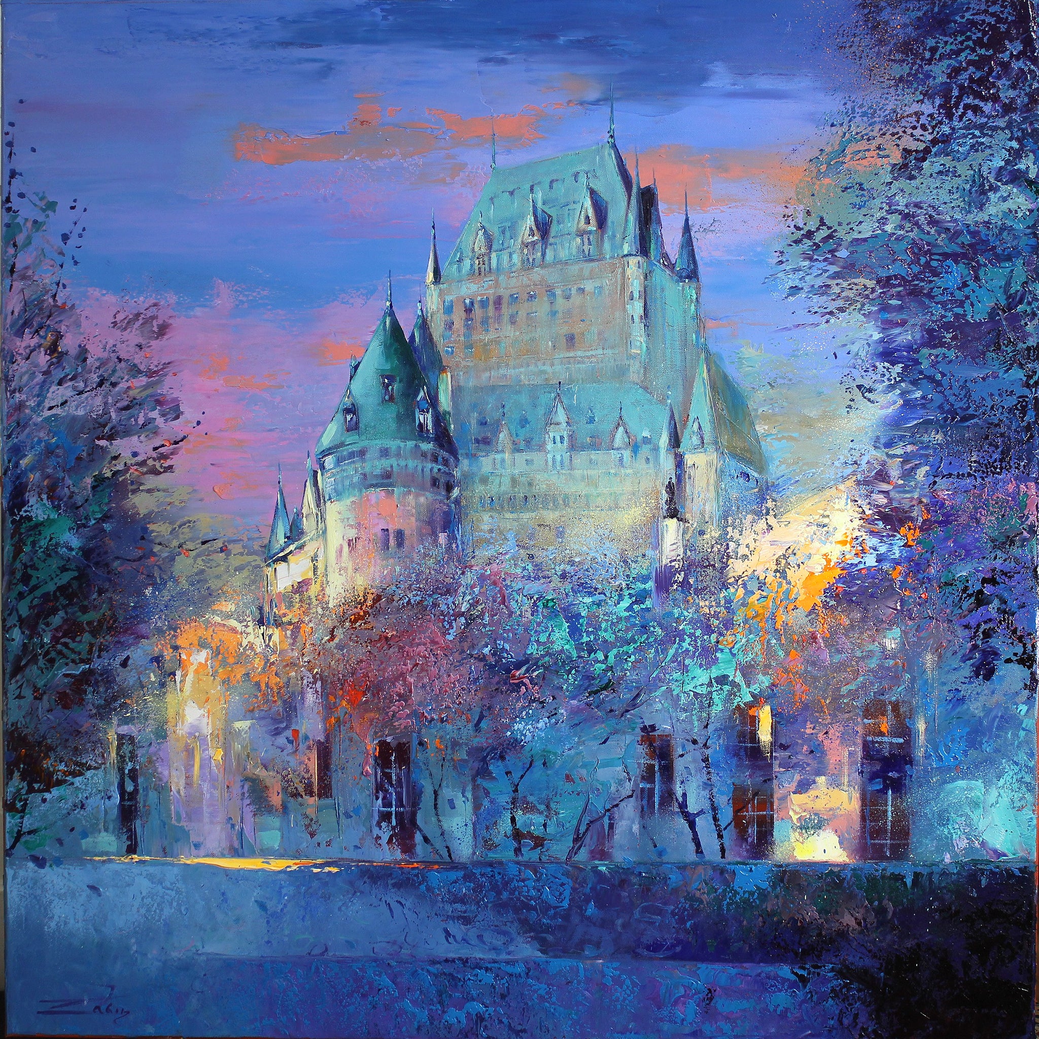 Château de Frontenac à la lumière du matin