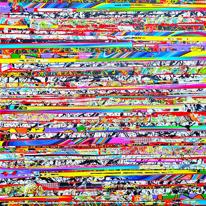 Purple, Yellow and Red