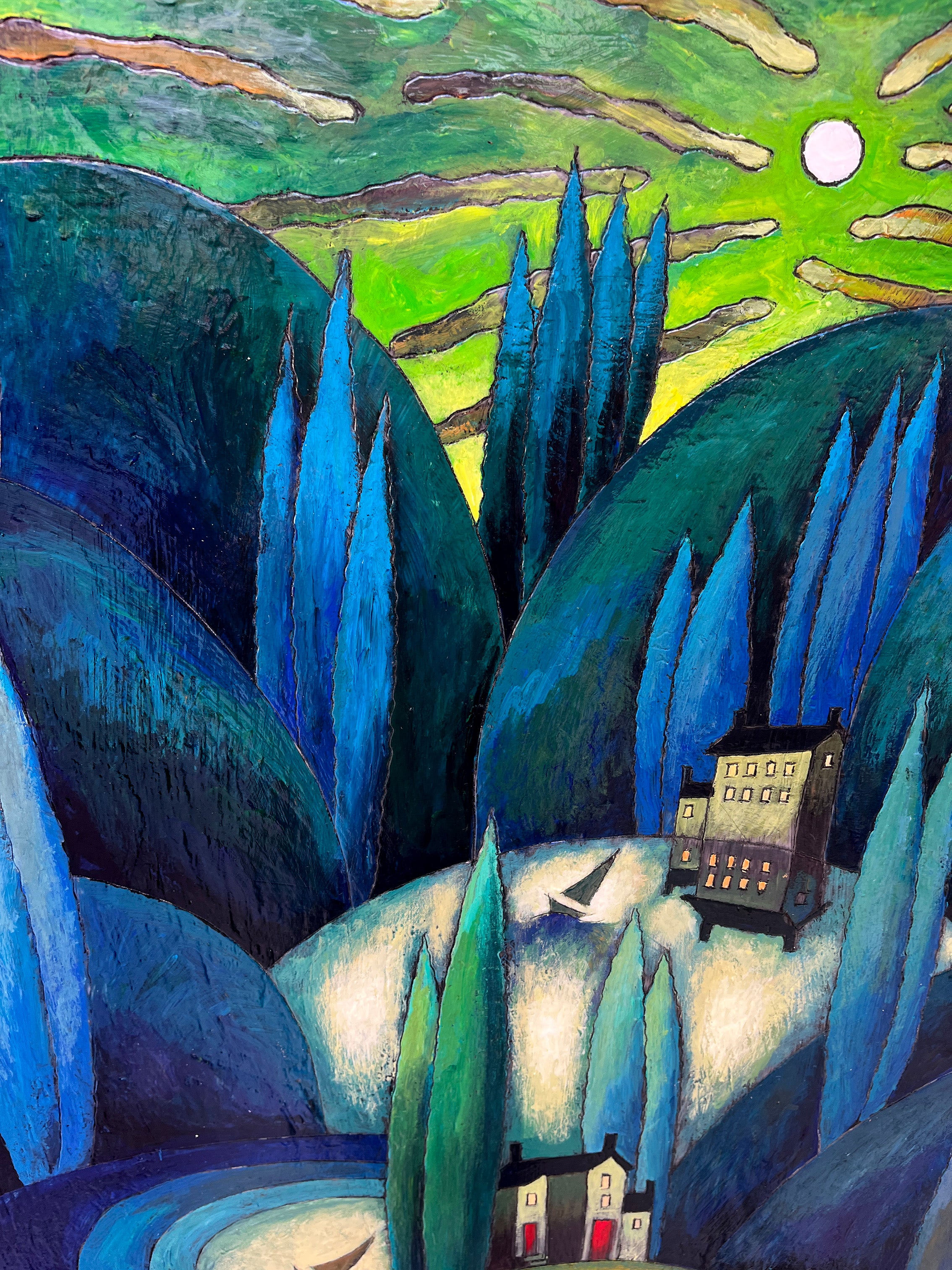 A silver flash of light