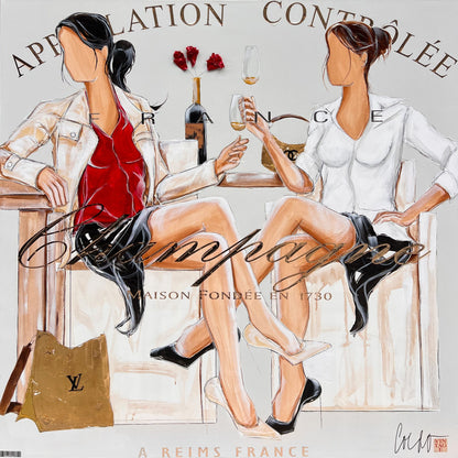 Complicité sur champagne et Vuitton 17h02