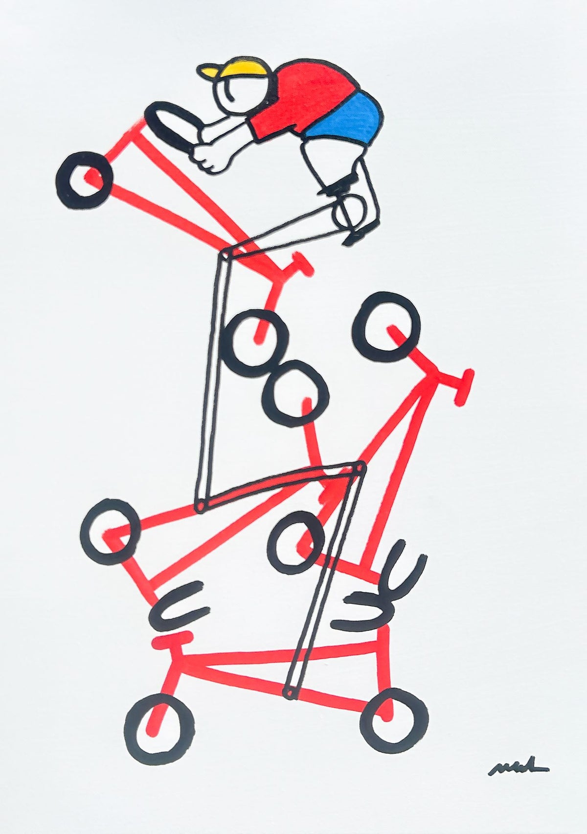 Impossible Bike Red, Melkio