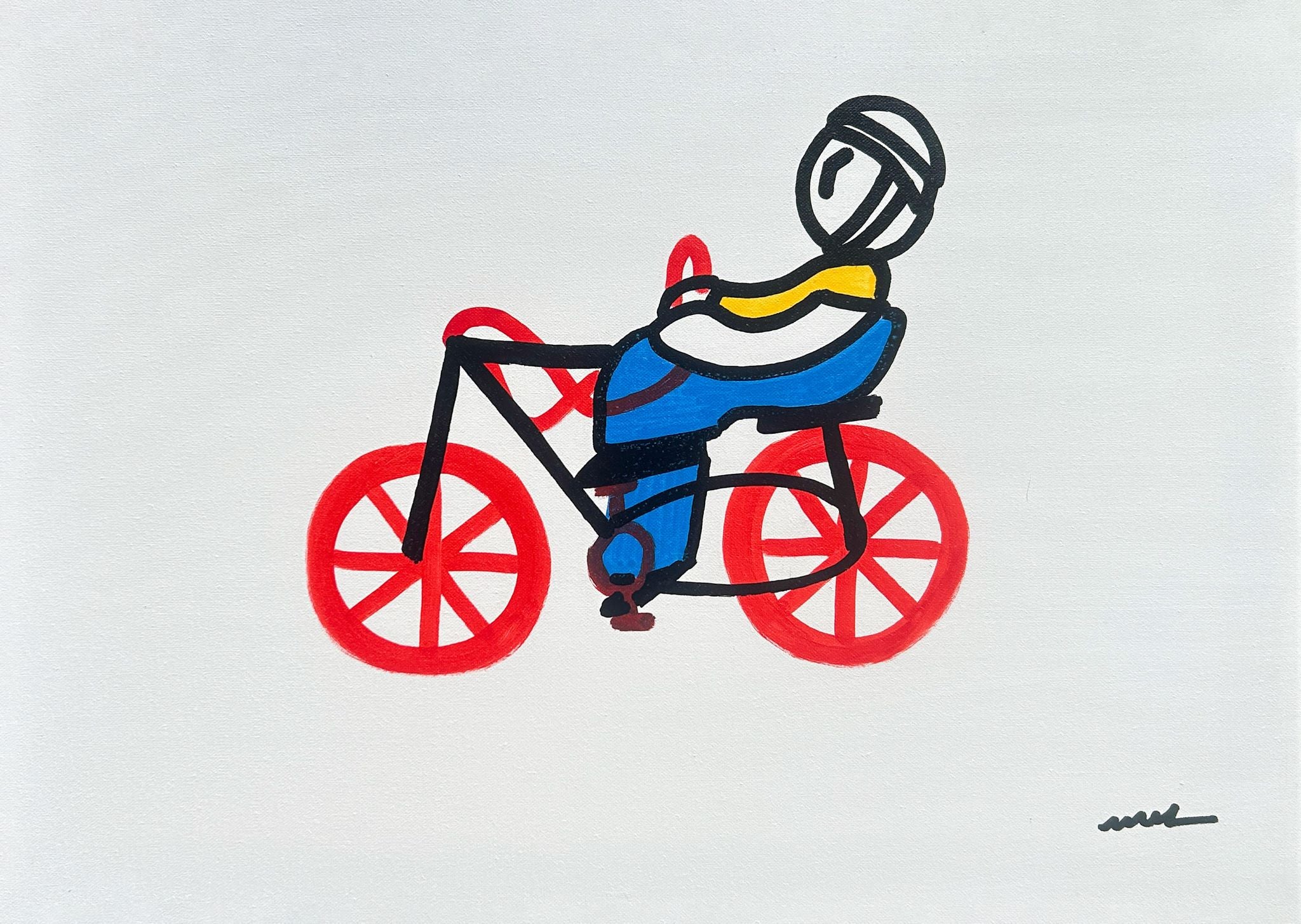 Impossible Bike Red Wheels, Melkio