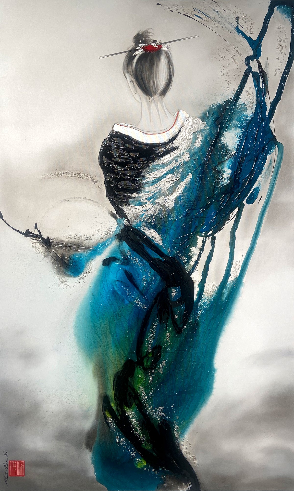She Carries with Her The Breath of the Sea, Beaupré, Martin, Mixte + Cristals