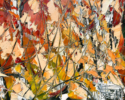 Immersion dans les couleurs, Pleau, André, Huile