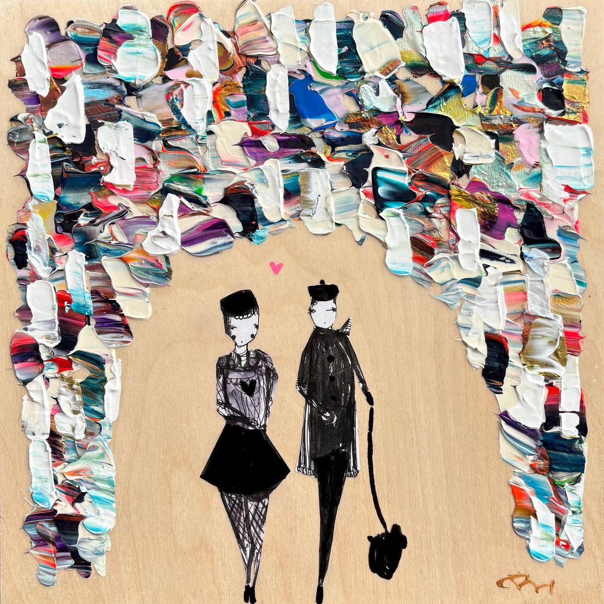 Les amoureux sont seuls au monde #5, Désilets, Patrice, Acrylique