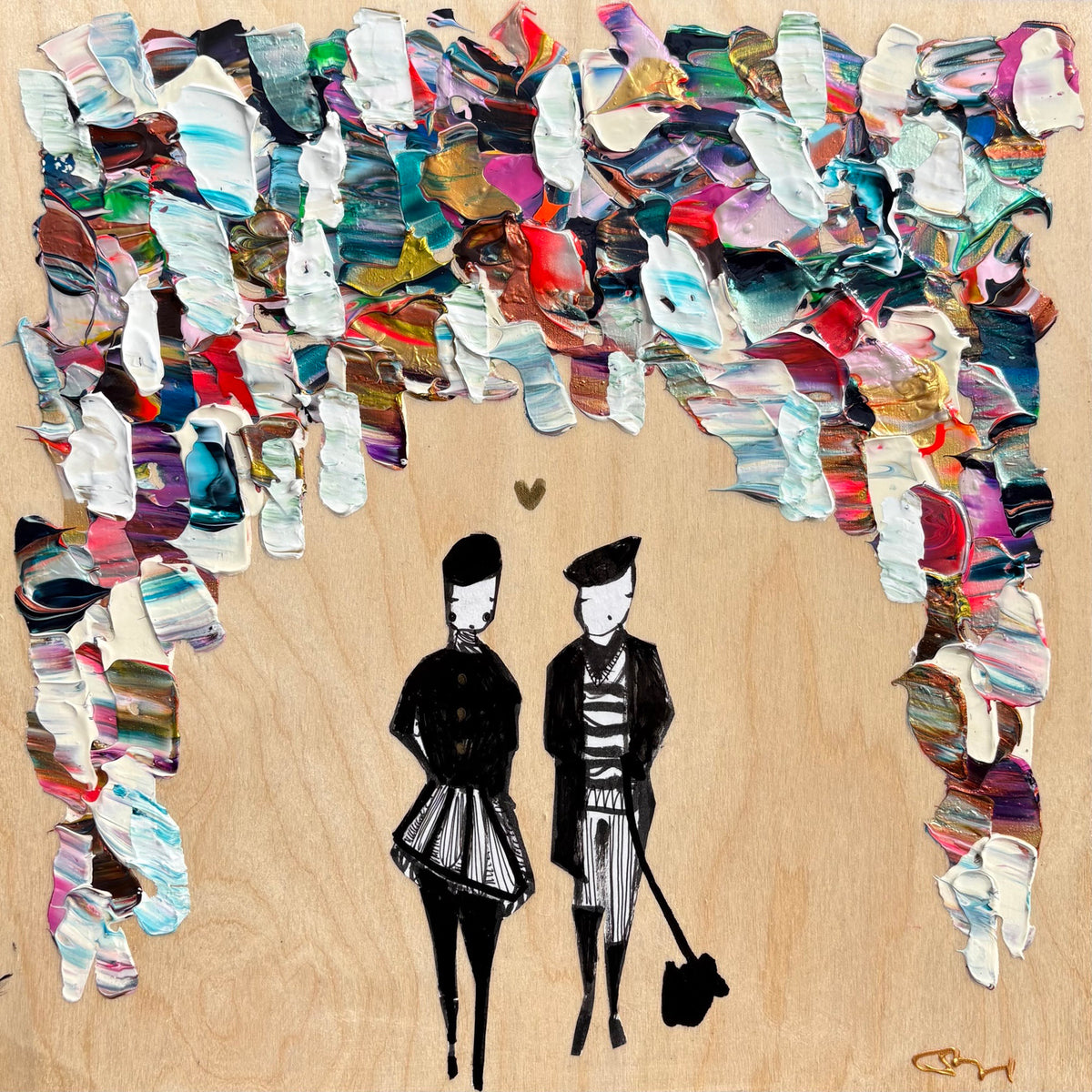 Les amoureux sont seuls au monde #7, Désilets, Patrice, Acrylique